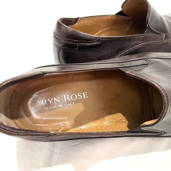 Taryn Rose Italian-Made Men's Brown Leather Loafers/Driving Shoes, Size 43C - Picture 8 of 14